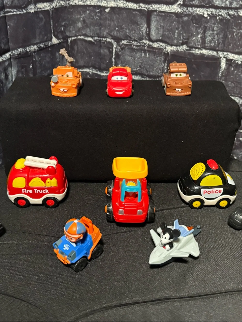 Disney Pixar Cars McDonald's 2022 & Mixed Toy Vehicle Lot - 9pc